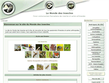 Tablet Screenshot of insecte.org